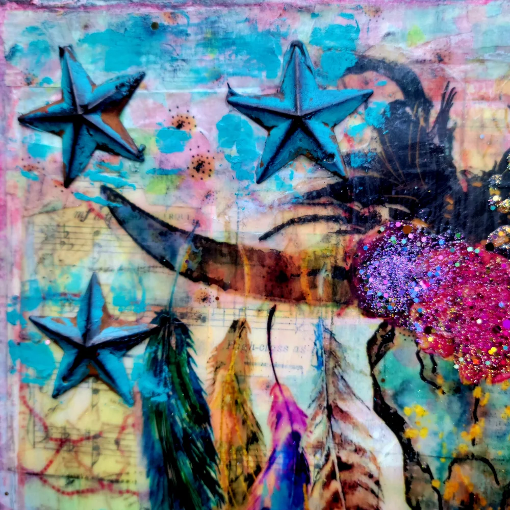Bohemian Spirit Wall Art with Multicolor Design